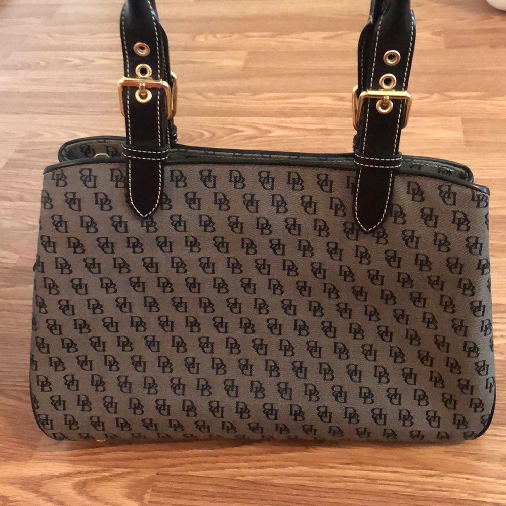 Dooney & Bourke Shoulder Bag Dark Gray and Black